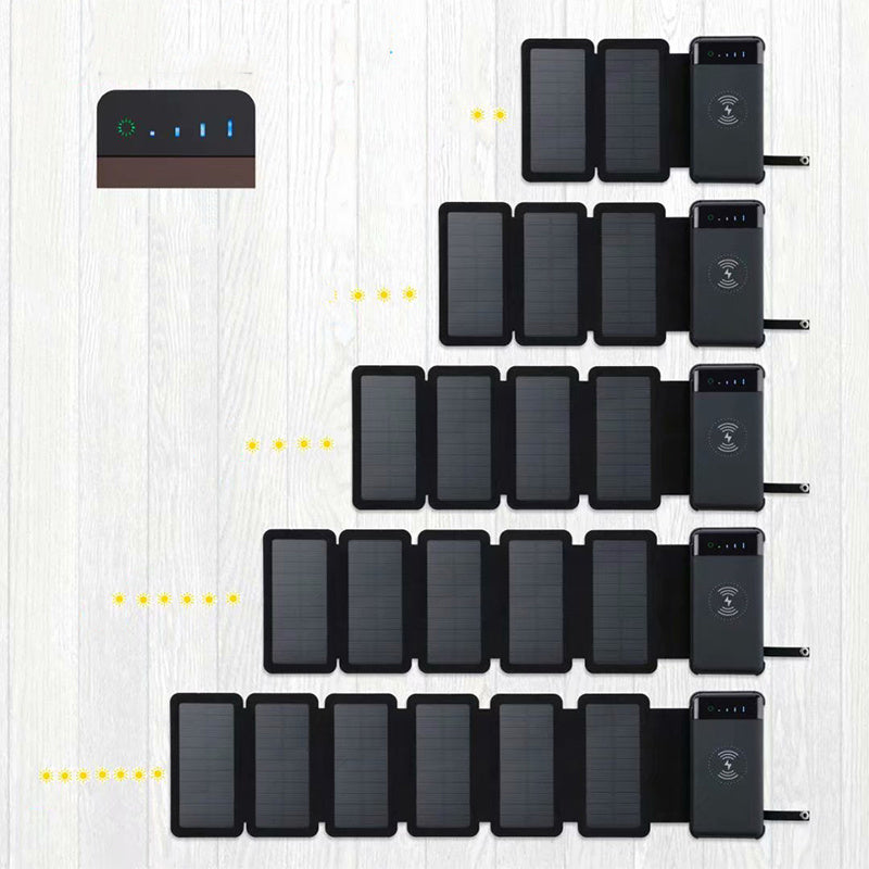 Detachable Solar Power Bank Wireless Charging Detachable Solar Power Bank Wireless Charging